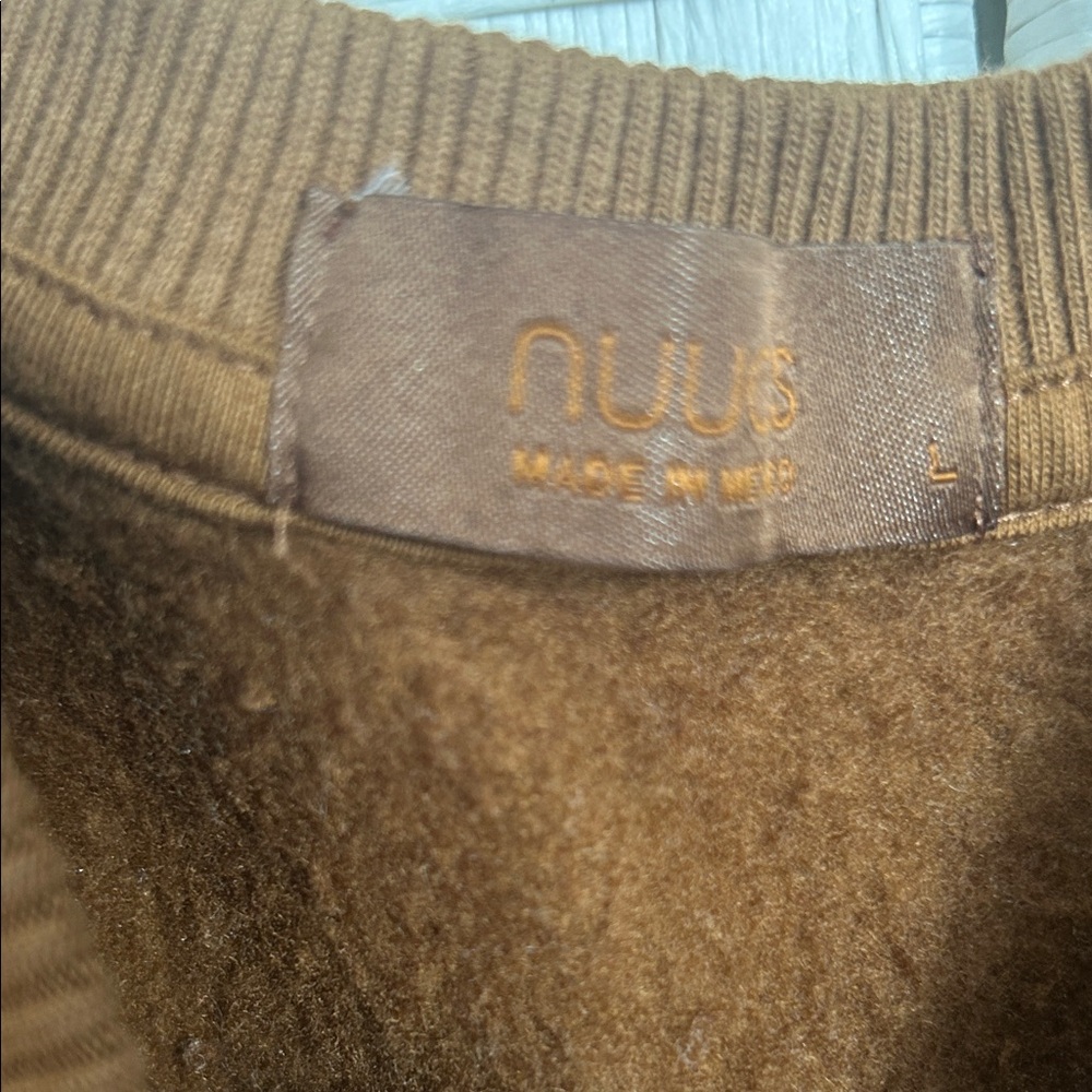 nuuds Chocolate Brown Jogger & Crewneck Set - Picture 2 of 8